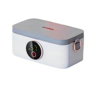 Boîte à bento électrique intelligente chauffante personnalisée avec recharge USB, conteneur alimentaire en acier inoxydable alimenté par batterie - Product Image 4