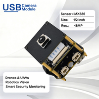 Module de caméra USB 3.0 48MP IMX586 à mise au point automatique, 4K 60fps Ultra HD, mini caméra USB 3.0 avec capteur 1/2'' pour kiosque intelligent et scanner