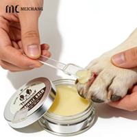 Pot hermétique pour pommade animale 30g 50g avec cuillère intégrée, en AS PP, pour la cicatrisation des plaies et le traitement cutané