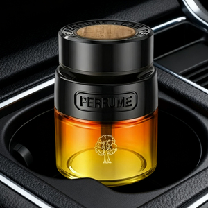 Bushineco aromatizante de <span class=keywords><strong>Auto</strong></span> ขวดน้ำหอมปรับอากาศสีดำ - Product Image 3