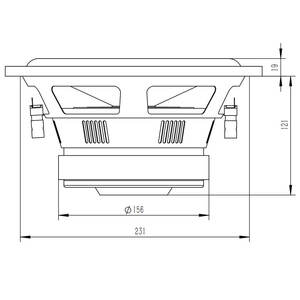 YOTO PRO-DE10C500 haute qualité 1000 Watt 156mm aimant double 4 Ohm bobine vocale 10 pouces pionnier Subwoofer - Product Image 4