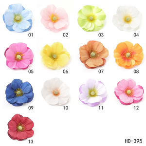 Pinza de pelo de flor de tela multicolor encantadora para mujer Garra lateral dulce y elegante para Flyaway - Product Image 4