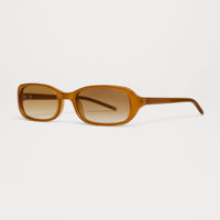 Lunettes de soleil polarisées LMA 2505 Classic Brand Square Retro Oval Eyewear UV400 pour femmes et hommes, monture fine orange, petite taille, fabriquées à la main en acétate