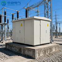 Poste de transformateur préfabriqué extérieur de type européen 630 kVA YBW-1 pour station de recharge de véhicules électriques