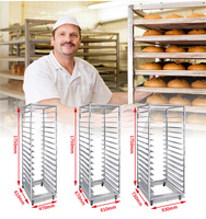 Four à pain à double rack, mini four rotatif à chariot unique, four rotatif à pain, four rotatif à pain, machine pour l'Afrique du Sud, la Turquie