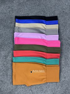 Short de yoga de sport taille haute pour femme <span class=keywords><strong>Tropa</strong></span> Deportiva avec ceinture large sans couture Leggings courts pour motard sport motif solide - Product Image 3