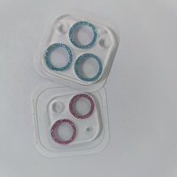 Film de protection pour objectif de caméra 3D, en poudre anti-rayures, transparent, pour iPhone 16 15 14 13 12 11 Pro Max, étanche