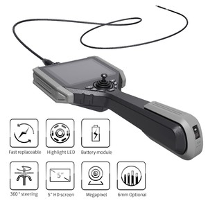 Wholesale Long Distance Industrial Borescope 6mm 3.9mm Mini <strong>Camera</strong> For Pipeline Inspection Welding Pipes SD Card Data Storage - Product Image 2