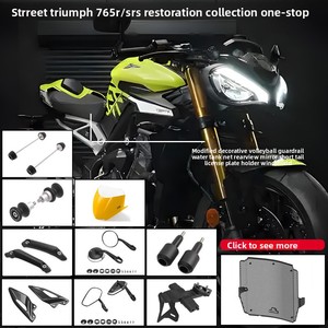 Para motocicleta 765 R/S RS: Barras anticaída modificadas, rejilla de radiador, espejo retrovisor, soporte de matrícula de cola corta - Product Image 2