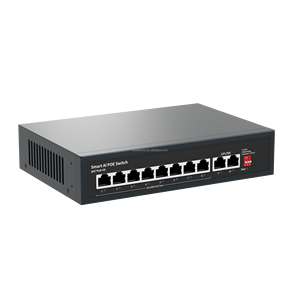 Hot Sale DIN-Rail Built-in <b>Power</b> Supply Unmanaged 10 10/100Mbps Network Ports 8FE*POE+2FE Ethernet AI POE <b>Switch</b> - Product Image 4