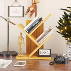 Estantería de Bambú para Libros, de Pie o para Montar en la Pared, para Niños, Guardería, Biblioteca, Sala de Estar, Estante de Almacenamiento - Product Image 4