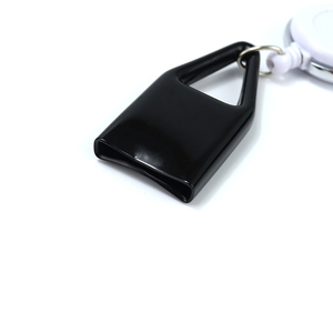 <b>Custom</b> Logo Retractable Plastic Keychain Holders With Carabiner And Clip For Storage Use - Product Image 5