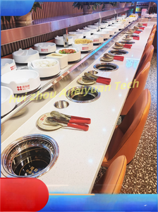 Nastro trasportatore del macchinario di controllo della velocità di rotazione per Sushi e Hot Pot Restaurant - Product Image 2