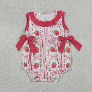Ropa de Bebé Niña con Estampado Floral de RTS Boutique, Mono de Burbujas para Bebés, Venta al por Mayor, 95% Algodón, 5% Elastano - Product Image 5