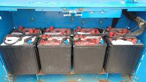 Produk diskon besar lebih murah tahun digunakan 2013 GS-4069 DC gunting medan kasar mengangkat, ketinggian kerja maksimal 14.3m kapasitas 363kg - Product Image 5