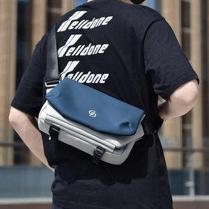 Usine OEM Sac de poitrine en tissu Oxford imperméable de grande capacité pour hommes Sac à bandoulière à la mode - Product Image 5