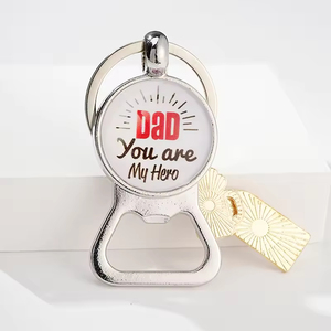 Porte-clés décapsuleur de bière, cadeau Fête des Pères, ouvre-bouteille, le meilleur accessoire pour papa, bijou, pendentif de sac, décapsuleur familial, cadeaux créatifs - Product Image 3
