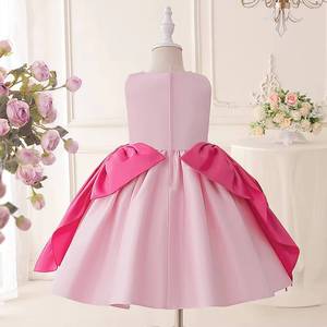 Robe de luxe 2026 pour fille d'honneur, plissée à étages, style princesse, pour tout-petits, idéale pour les fêtes d'anniversaire et les spectacles sur scène - Product Image 4