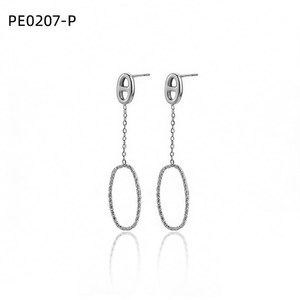 ต่างหูแฟชั่น PE0207 สำหรับผู้หญิง เครื่องประดับคุณภาพสูง - Product Image 1