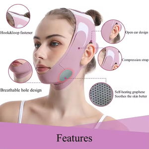 Más Vendido: Faja Facial <span class=keywords><strong>de</strong></span> Grafeno con Línea en V, Transpirable, para Reducción <span class=keywords><strong>de</strong></span> <span class=keywords><strong>Papada</strong></span> y Antienvejecimiento, Moldeadora Facial - Product Image 3