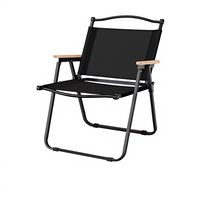 Chaise pliante portable de camping Kermit, robuste, en tissu Oxford 600D, pour pique-nique, pêche, plage