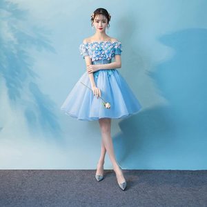 blue dress flats Calla | Charlotte
