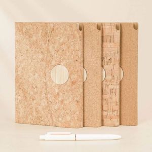 Eco Friendly Cork Cover Notebook with Magnetic Closure, Custom A5 <b>Journal</b> for Business, Thick Refillable Promotional Gift - Product Image 2
