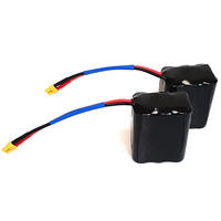 Hochleistungs-18650 3S4P 12V 10AH 12AH 14AH Wiederaufladbare Lithium-Ionen-Batterie 11,1V 10000mAh für Angelköderboote