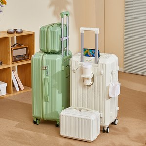 Vente en gros <span class=keywords><strong>Ensemble</strong></span> de sacs à roulettes ABS Valise à roulettes extra large Lot de 3 bagages à roulettes une valise pour petit voyage - Product Image 1