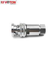 Triaxial tipo BNC macho TRB BNC macho enchufe Triax 1533B RF conector Triax BNC macho abrazadera de enchufe para Cable Coaxial TRX316