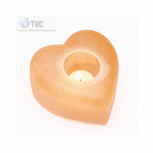 100% ใส่เทียนเกลือหิมาลัยแท้ตกแต่งบ้านเทคนิคขัดเงาฮวงจุ้ยงานฝีมือตามธรรมชาติ - Product Image 1