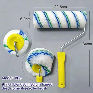 <span class=keywords><strong>Rouleau</strong></span> à peinture haute absorption avec poignée orange - <span class=keywords><strong>Rouleau</strong></span> professionnel <span class=keywords><strong>pour</strong></span> murs intérieurs, plafonds et projets de bricolage - Product Image 5