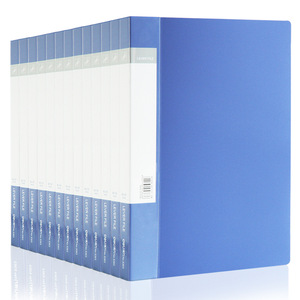 Deli Lever File Folder 5363 Blue Single Clamp Office Supplies - Product Image 1