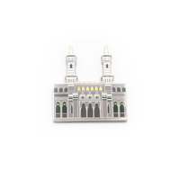 Arabie Saoudite Personnalisé Zamzam Thermos Métal 3D Réfrigérateur Aimant Promotionnel Souvenir Cadeau D'arabie Saoudite