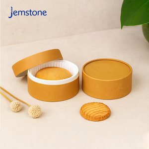 Caja de Embalaje de Cartón Reciclable de Grado Alimenticio para Pastel de Queso, Diseño Personalizado, Tubo de Papel para Dulces de Chocolate - Product Image 1
