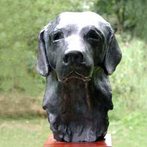 Sculpture de <span class=keywords><strong>Dobermann</strong></span> <span class=keywords><strong>Pinscher</strong></span> en bronze coulé à la main pour l'extérieur, statues de chiens en métal, vente de jardin, taille réelle, décoration extérieure pour la maison, statue de chien - Product Image 3