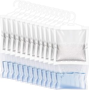 12팩 습기 제거제 걸이형 가방 무향 습기 제거 팩 옷장용 -220g/팩 제습제 - Product Image 1