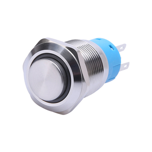 High-Quality 12mm 16mm 19mm 22mm 25mm 30mm 40mm Momentary Metal <strong>Push</strong> <strong>Button</strong> Switch Self-Resetting Type LED Indicator - Product Image 2