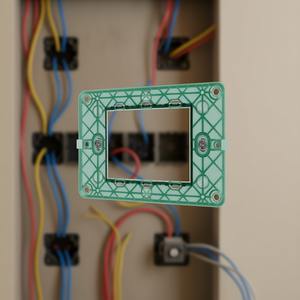 3M Support Compatible With Vimar Plana <b>Bracket</b> 100x60mm For Electrical Installation - Product Image 3