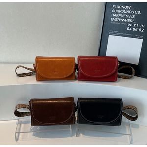 Fashionable Vintage Style Women's <b>Small</b> PU Leather Messenger Crossbody Bag Soft Waterproof Portable Dress Shoulder Bags - Product Image 1