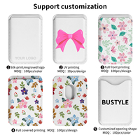 Dompet Kartu Kulit PU dengan Logo Kustom, Pemasok Dompet Kartu OEM dengan Magnet Kuat N52, Dompet Slot Kartu untuk Ponsel