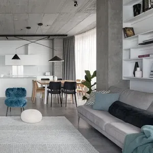 Sanhai Eigentijdse Beknopte Stijl Privé-Appartement Interieurconsulent Hele Huis 3d Rendering Ruimte Planning Service