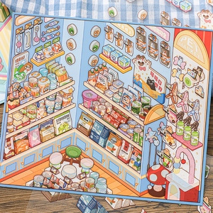 3 Adesivi Paesaggistici in Miniatura <span class=keywords><strong>per</strong></span> Confezione, Ideali <span class=keywords><strong>per</strong></span> Rifornire Oggi la Scorta, Adesivi 3D <span class=keywords><strong>per</strong></span> Scene di Stoccaggio - Product Image 1