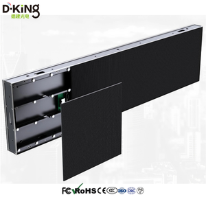 Écran LED intérieur ultra-fin personnalisé P2.5, mur vidéo publicitaire double face, panneau LED en aluminium moulé sous pression 1000*250mm - Product Image 3