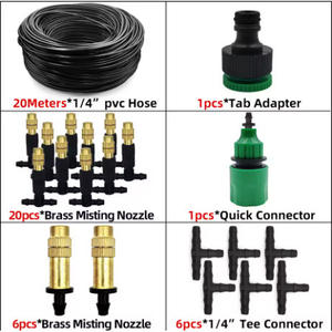 Ensemble de buses d'atomisation réglables en cuivre Sumrain 60-80 mm, outil d'irrigation de jardin à micro-pulvérisation, humidification et refroidissement - Product Image 2