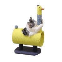 Arbre à chat avec structure intégrée, échelle d'escalade rotative, griffoir en sisal écologique, plateforme de saut et nid en coton
