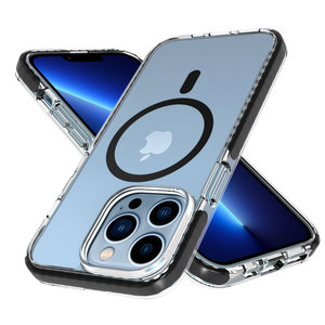 Étui de téléphone magnétique transparent antichoc en Tpu pour étui magnétique pour <span class=keywords><strong>Iphone</strong></span> 12/<span class=keywords><strong>13</strong></span>/14 Pro Mini Max - Product Image 4