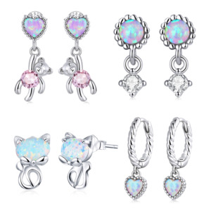 Orecchini A Stella In Argento 925 Placcato Oro - Con Chiusura A Amo - Delicati E Leggeri