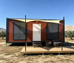 Casa Container Economica a Montaggio Rapido, <span class=keywords><strong>Bungalow</strong></span> Prefabbricato Modulare con Cucina e Bagno, Approvato CE per Campeggio, Glamping e Villa - Product Image 4
