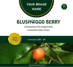 Capsules d'extrait d'herbes biologiques Safed Blushwood Berry d'usine OEM Bouteilles de tambours emballées sous vide sauvages disponibles prix de gros - Product Image 2